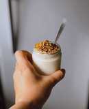 Yogur casero descremado de vainilla estilo Cremix