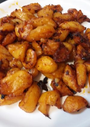Tepsis csicsóka recept fotója
