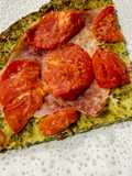 Pizza prosciutto de brócoli