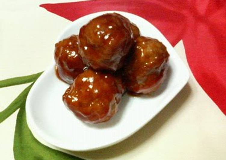 Recipe of Homemade Just Like a High-Class Chinese Restaurant Jumbo-Sized Meatballs