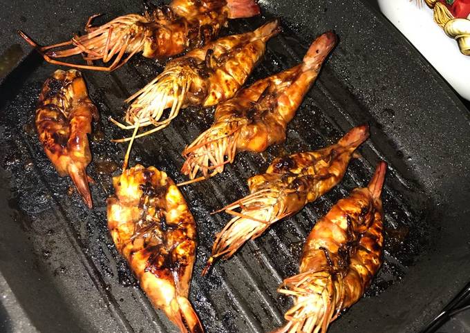 Udang Bakar Madu ala mang Engking