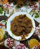 Golbari kosha mutton