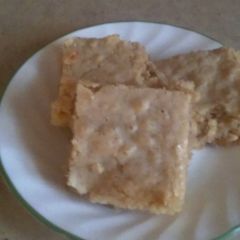 A picture of Peanut butter brownies.