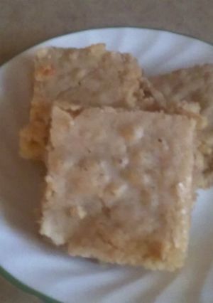 A picture of Peanut butter brownies.