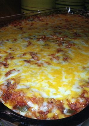 A picture of Stuffed Pepper Casserole.