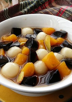 Hình của món Chè khoai dẻo bột nếp.