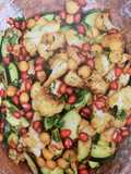 Indian Cauliflower & Pomegranate Chaat (gobbi anaar chaat)