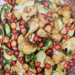 A picture of Indian Cauliflower & Pomegranate Chaat (gobbi anaar chaat).