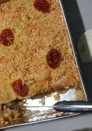Foto resep Macaroni schotel dengan cream Chesee dan saus bolognaise