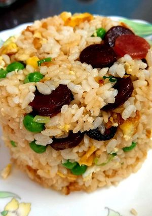 金銀腸炒飯 的食譜成品照片