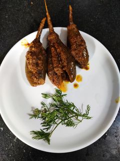 चटपटा बैंगन (Chatpata baingan recipe in Hindi) रेसिपी मुख्य फोटो