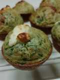 Muffins de espinaca