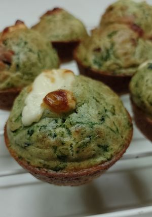 Una foto de Muffins de espinaca