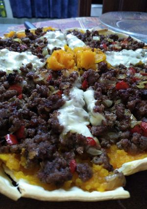 Una foto de Tarta de calabaza y carne