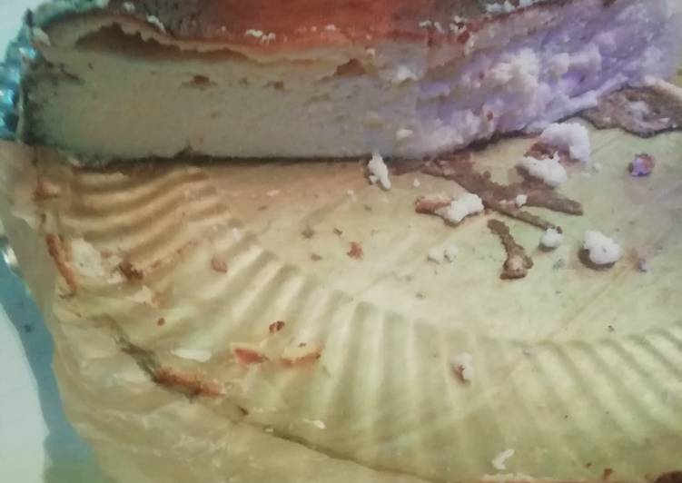 Tarta de queso improvisada