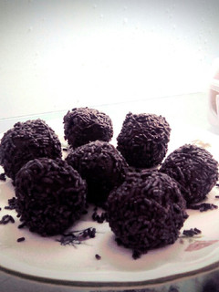 Una foto de Trufas veganas