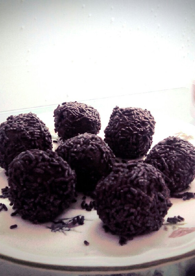 Una foto de Trufas veganas