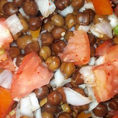 A picture of Chana chat.