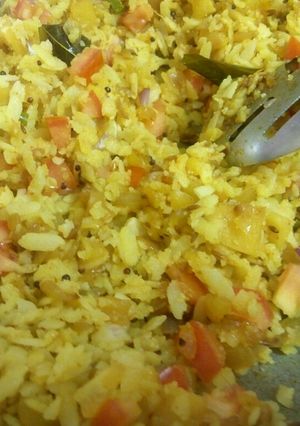 A picture of Potato poha.