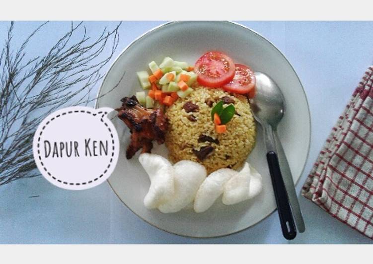 Resep Nasi Kebuli Magic Com Ekspress ala Dapur Ken (beras biasa) yang Enak Banget