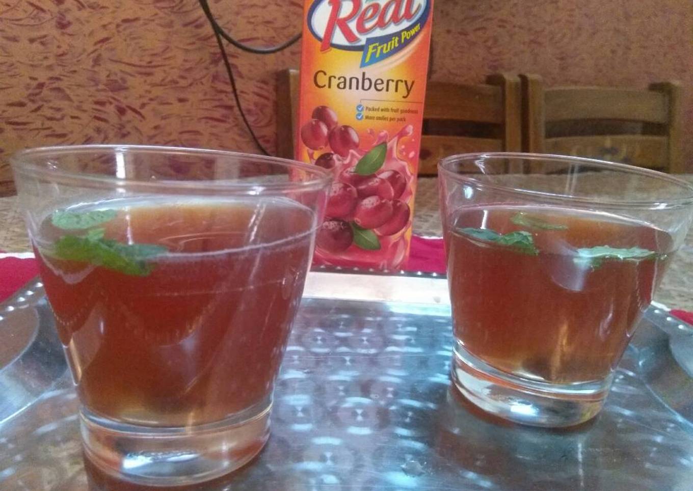 Cranberry Mojitos