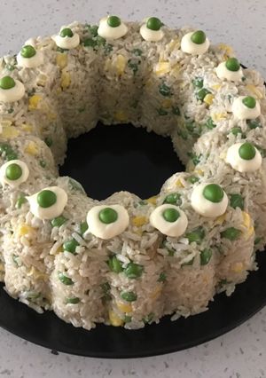 Una foto de Arroz frío con mayonesa