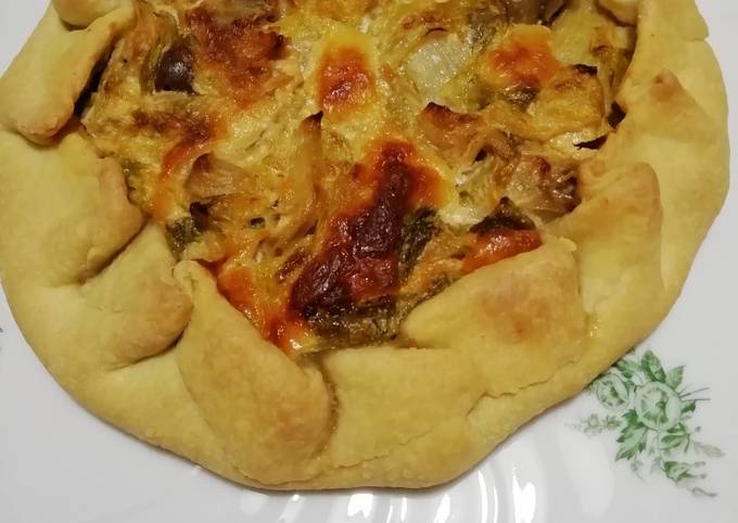 Guida passo passo a Fai Fatto in casa Quiche svuotafrigo con ricotta