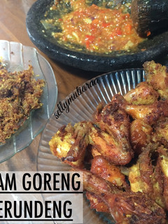 Foto resep Ayam goreng serundeng kelapa