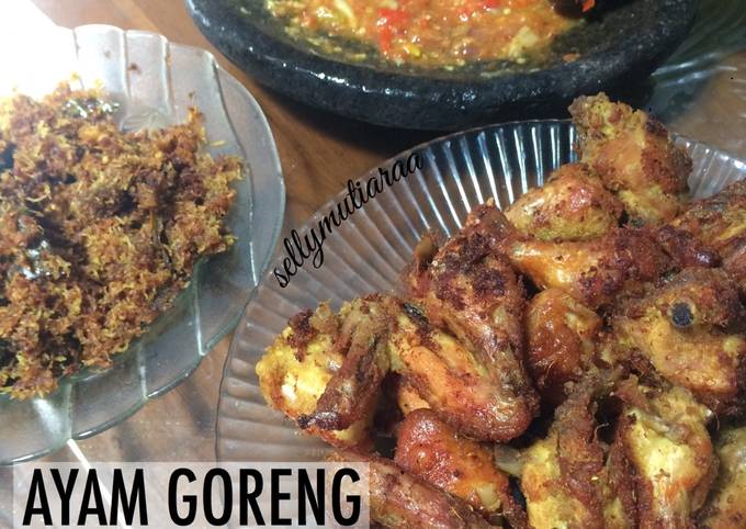 Ternyata ini loh! Resep bikin Ayam goreng serundeng kelapa yang sedap