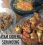 Ternyata ini loh! Resep bikin Ayam goreng serundeng kelapa yang sedap