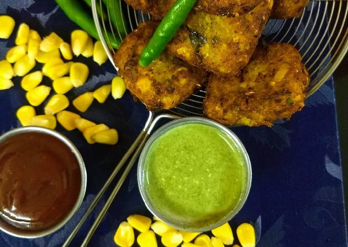 Corn kebabs