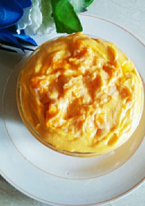 A picture of Mango Shrikhand.