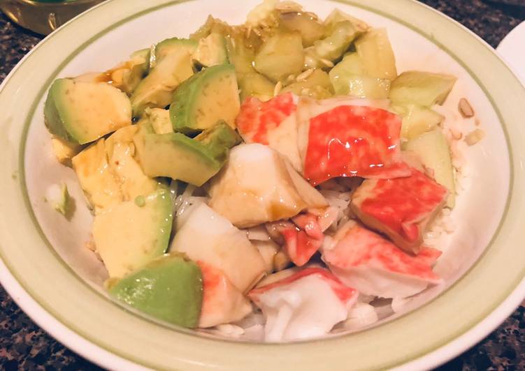 Easiest Way to Prepare Quick California roll bowl