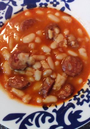 A picture of Spicy Chorizo & Beans.