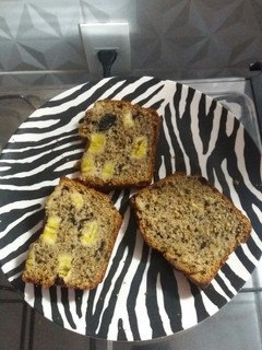 Una foto de Budín bananas y óreo!!