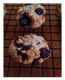 Galletas de avena, coco y arándanos