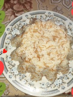 صورة لوصفة ارز بالشعيرية