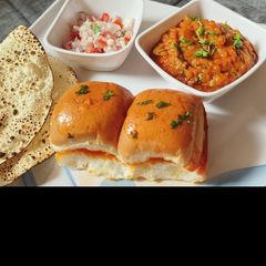 Mumbai Style Pav Bhaji A picture of Mumbai Style Pav Bhaji.