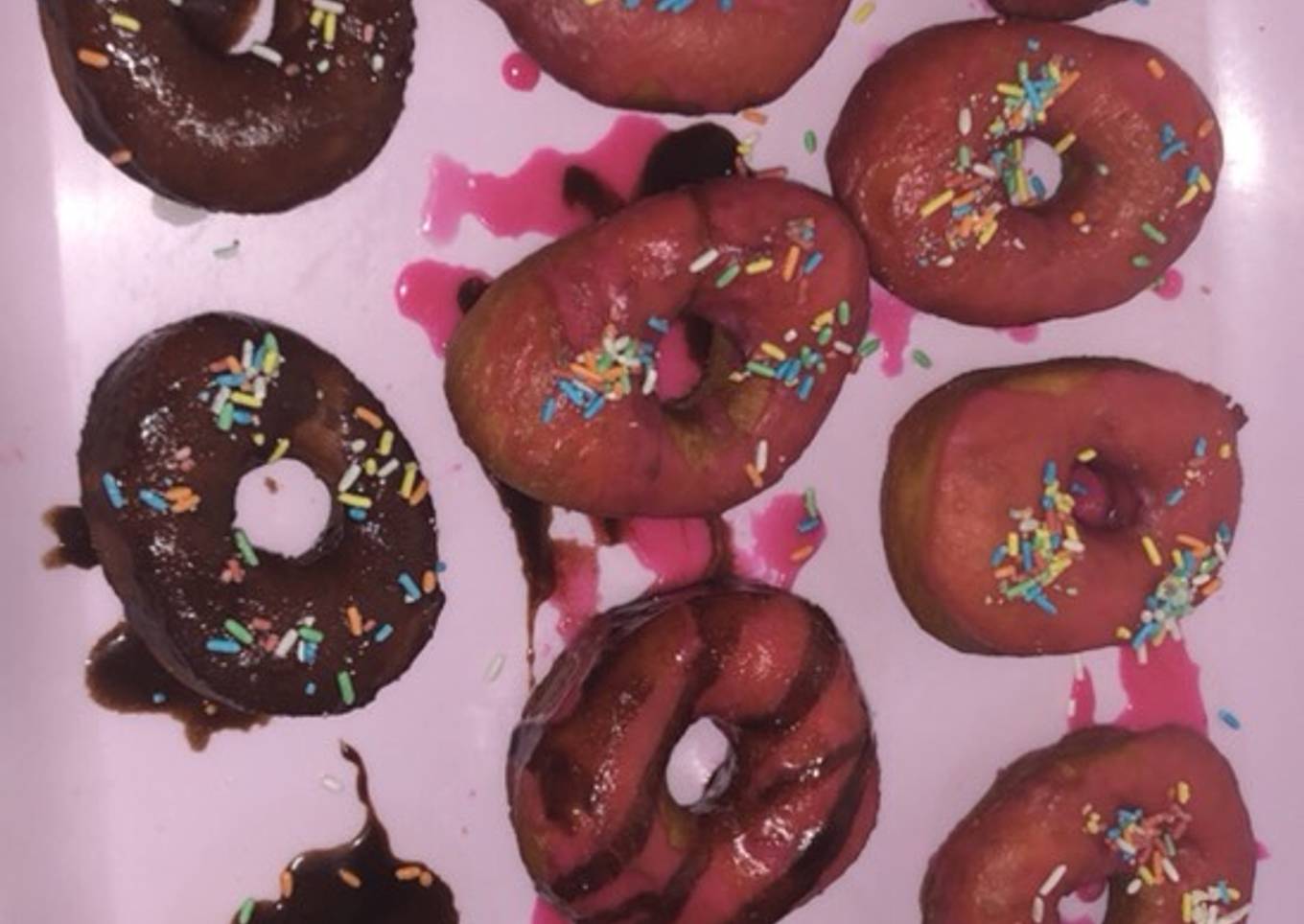 Pink donuts