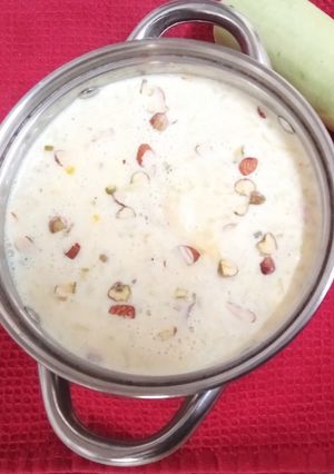 A picture of Doodhi/Lauki Faradi Kheer.