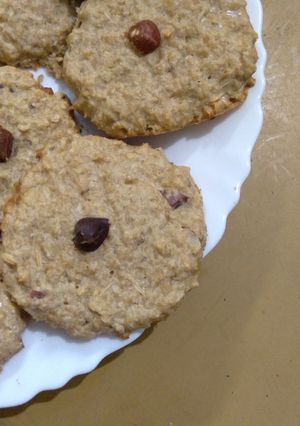 Una foto de Galletas de banana y avena