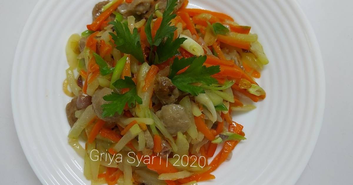 5 212 resep  cah bakso  enak dan sederhana  ala rumahan  Cookpad