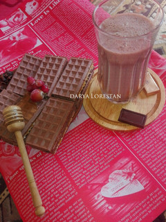 عکسی از دستور شیک شکلات صبحانه