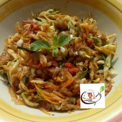 A picture of Masala vegetable sauce.
