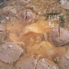 A picture of Simple Meatball Soup Without Bone Broth.
