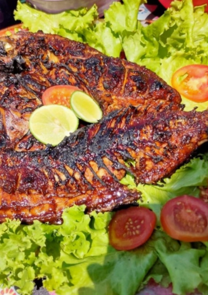 Foto resep Kakap Merah Bakar Bumbu Kuning