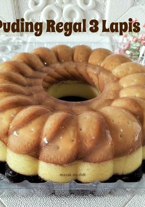 Foto resep Puding Regal 3 Lapis ala Didi