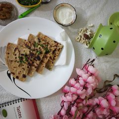 Dry fruits Parathas A picture of Dry fruits Parathas.