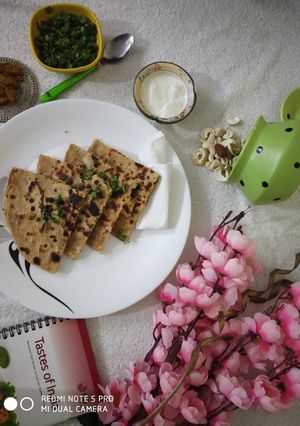 A picture of Dry fruits Parathas.