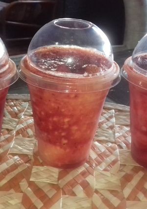 Una foto de Mangonadas, naranjadas y fresadas 🍓🍊🍧